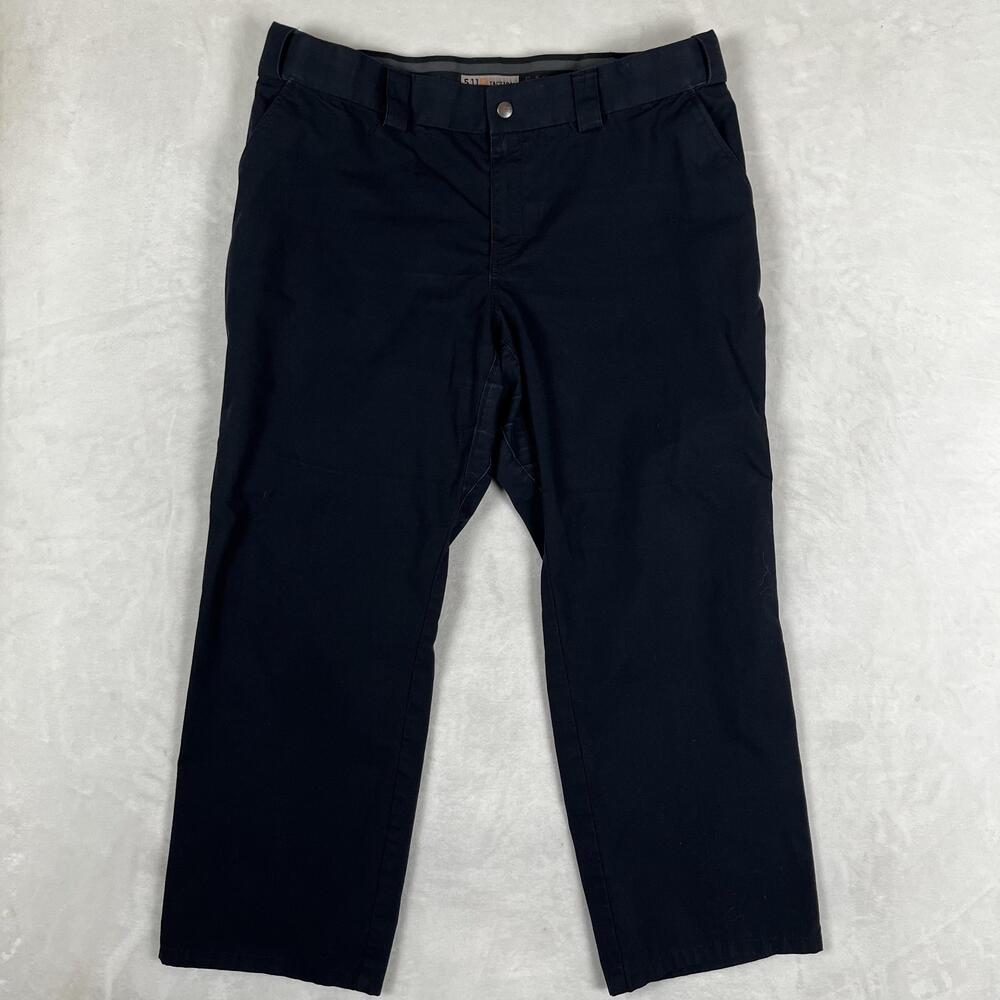 5.11 Tactical Pants Womens 20 Blue Cotton Chino Straight Leg Workwear Casual